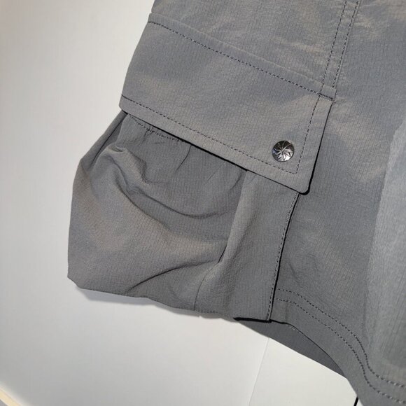 ATHLETA Sweet Sport Women’s Gray Cargo Skirt Tennis Golf Size 6 - Picture 7 of 12